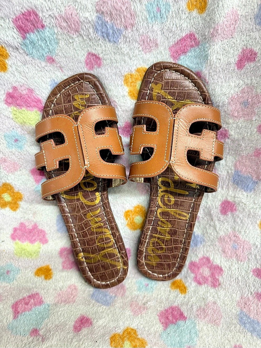 Sam Edelman Bay Slide Brown Sandals
